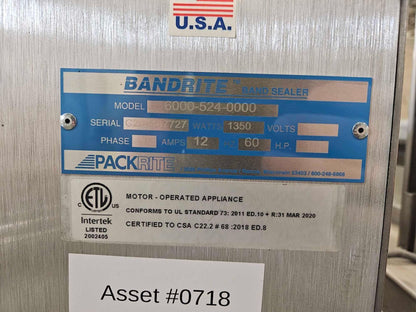 Packrite Bandrite 6000 Continuous Band Sealer