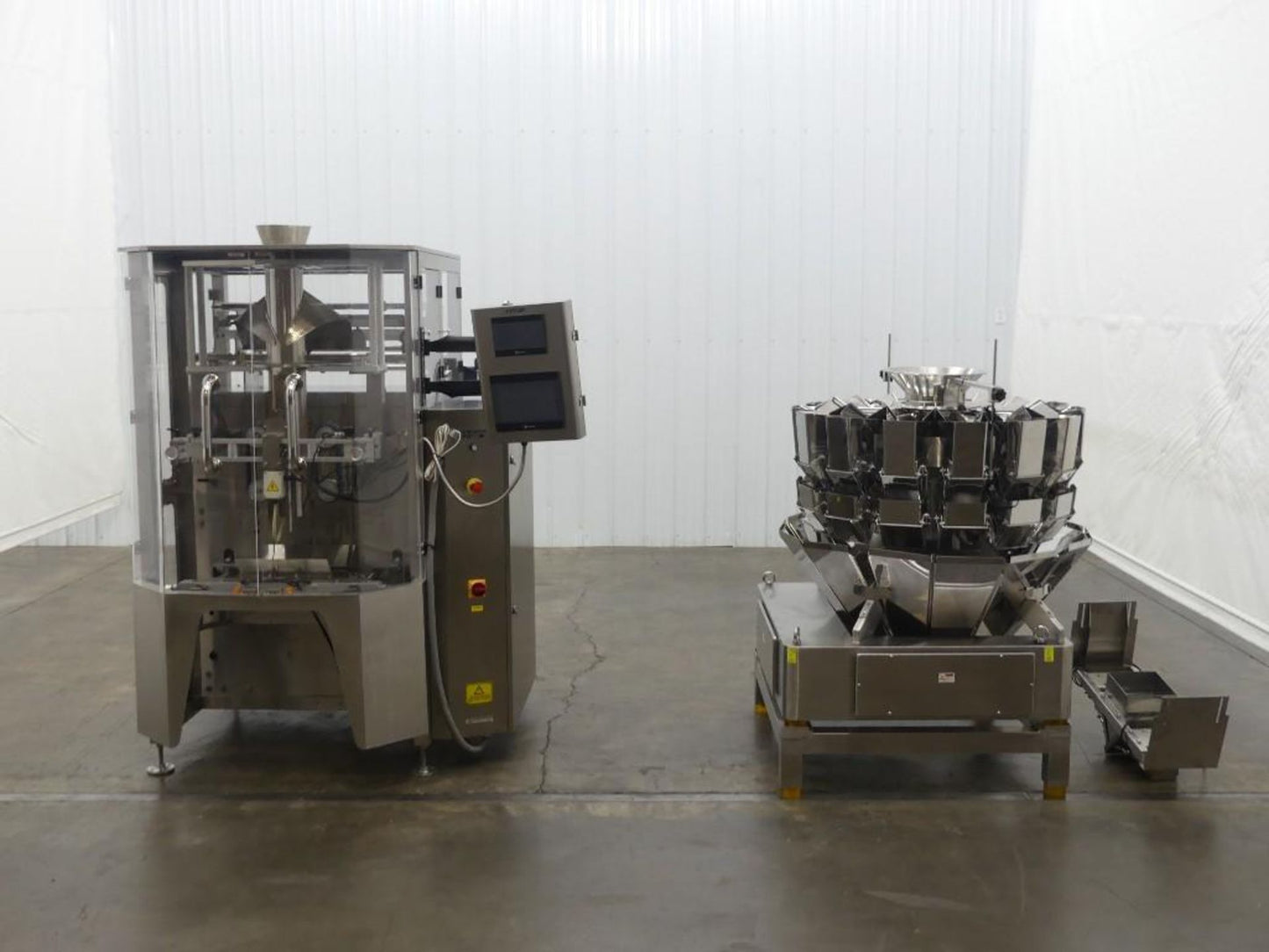 Vertical Form, Fill & Seal (VFFS) Bagger with 14 Head Scale